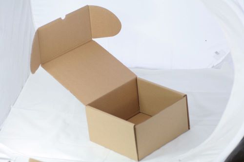Paper Carboard Boxes Brown Single Storage Packing Postage