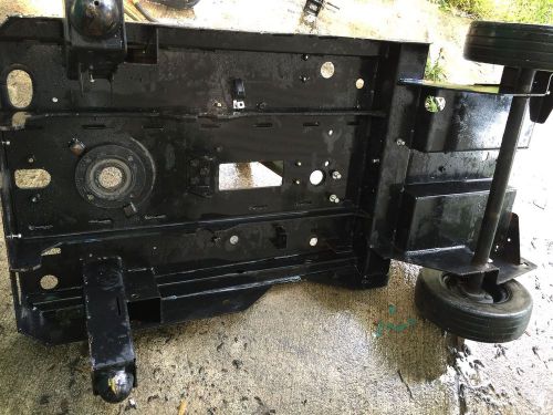 Tennant 7080 rider / nobles ez rider main frame with solid wheels and housings for sale