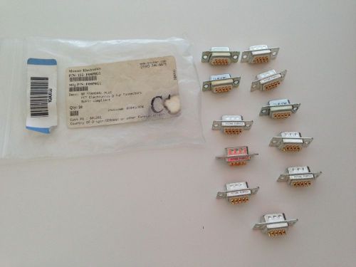 12 FCT D-SUB Connectors F09P0G1 9P STANDARD PLUG Mouser Electronics