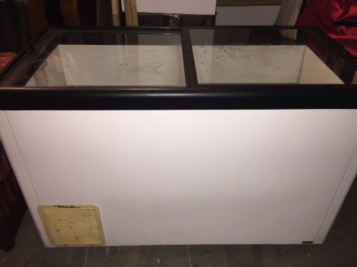 Horizontal true commercial chest freezer w/ glass lid thf-51fl nsf ul -las vegas for sale