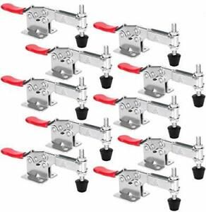 Chfine Hold Down Toggle Clamps Latch Antislip Red Hand Tool Holding Capacity ...