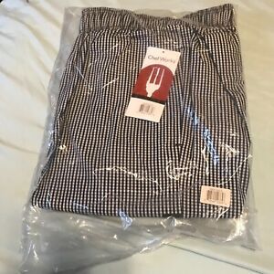 Chef works pants 2xl checkered