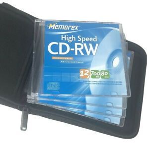 4 Memorex CD-RW High Speed Blank Brand New CDs In Plastic 12x700MB 80 min +Bonus