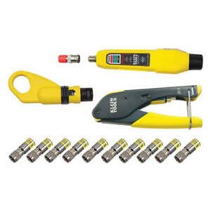 KLEIN TOOLS VDV002-818 Crimper and Connector Kit,Uninsulated