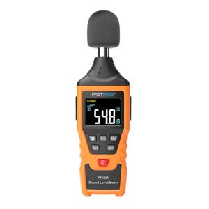Protmex Sound Level Meter Digital Reader Measurement Range 30-130 dBA with Large