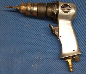 CENTRAL PNEUMATIC 3/8&#034; REVERSIBLE AIR DRILL 1700 RPM