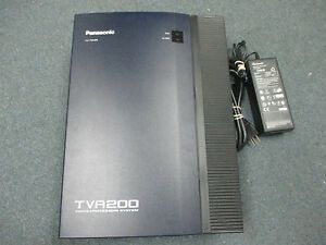 Panasonic KX-TVA200 4 Port Voice Mail Voice Processing System W/ Power Supply