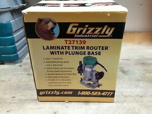 Grizzly T27139 - Laminate Trim Router with Plunge Base
