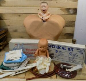 Vtg 1979 Obstetrical Birth Kit-Patient Simulator-Please Read Full Description!!!