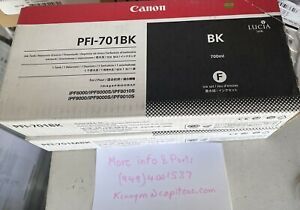 Original Ink Canon IPF8000 IPF-9000 S / PFI-701MBK Matte Black Cartridge /2013