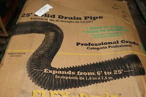 Flex-Drain Solid Polypropylene Pipe 4&#034; x 25 Ft. 52110D