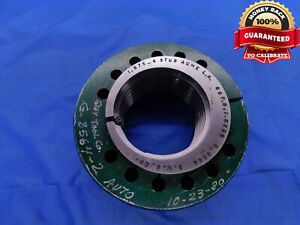 1 7/8 6 STUB ACME LEFT HAND THREAD RING GAGE 1.875 GO ONLY P.D. = 1.8250 L.H.