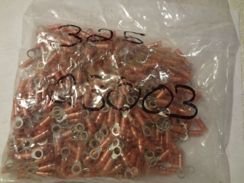 Lot of (500) barnes 23003 cripm 8-10 stud 22-16ga electrical ring connectors for sale