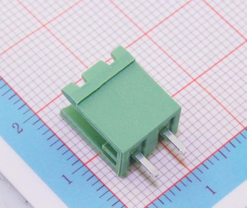200pcs 2 pin / way 5.08mm pitch screw terminal block connector 2edgv-2p-5.08 for sale