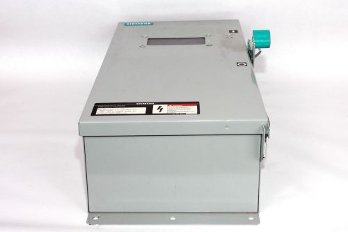 Siemens 12id363nf 100a, 600v, non-fusible, disconnect switch, emac 12 for sale