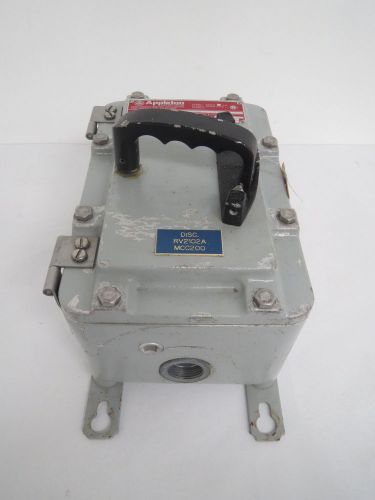 Appleton eds3036aux 30a amp 600v-ac 3p explosion proof disconnect switch b441036 for sale
