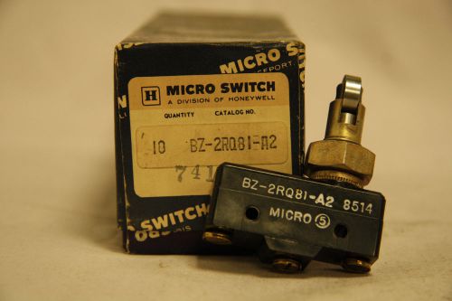 Honeywell BZ-2RQ81-A2 Micro Limit Switch 15A 125 250 480 VAC New Box of 10