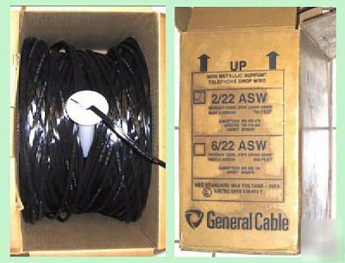 Telephone wire non metallic support telephone drop wire for sale