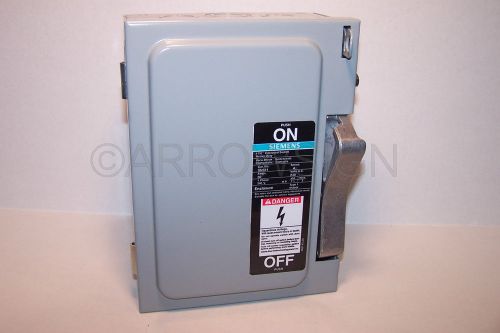 Siemens sn321  i-t-e heavy duty enclosed switch  30 amp 2 pole 240 vac • new for sale