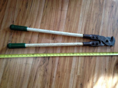 PreOwned GREENLEE No 706 HEAVY-DUTY 32&#034; Long Cable/Wire Cutters