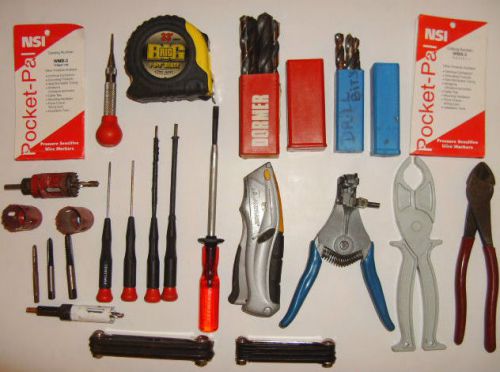 Electricians huge lot of tools klein great lot for a termintor screwdrivers ect for sale