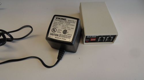 Viking DLE-200B 2-Way Telephone Line Simulator Emulator DLE200B with adapter