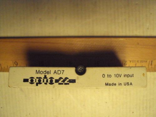AD7 Analog Devices 0 to 10 volt input opto-22