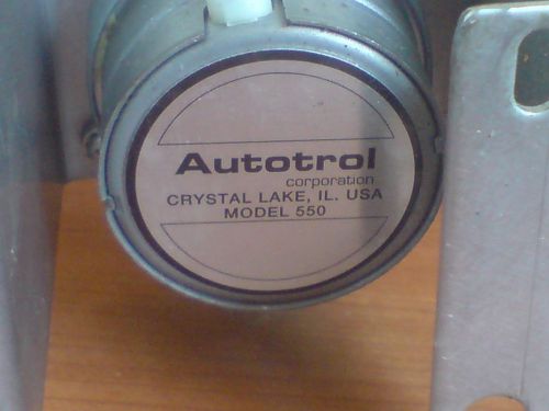 Autotrol corporation CRYSTAL LAKE, IL. USA MODEL 550