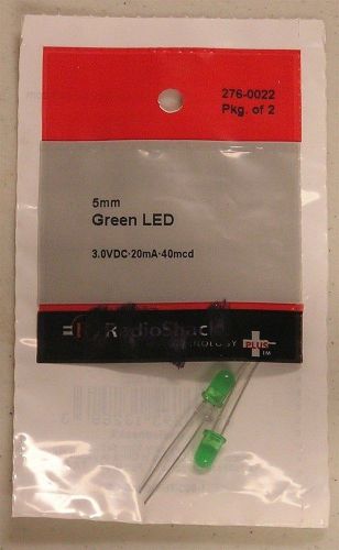 RadioShack 5mm Green LED 276-0022
