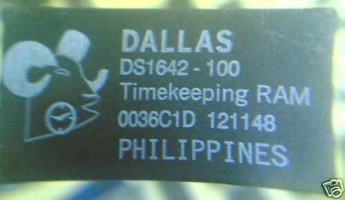 Nonvolatile Timekeeping RAM IC DS1642 / DS1642-100 NEW