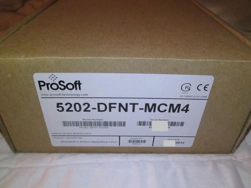 *NEW SEALED* ProSoft 5202-DFNT-MCM4 EtherNet/IP to Modbus Communication Module