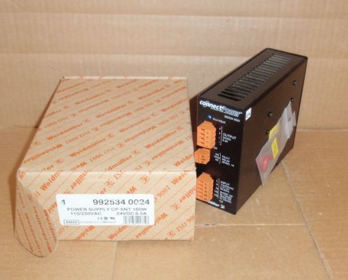 CP SNT 160W 24V 6.5A Weidmuller New In Box Power Supply 992534 0024 9925340024