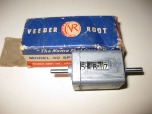 Vintage Veeder Root Clutch Speed Counter Model 30  in box