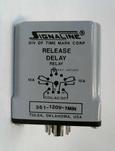 Time Mark / Signaline 361-120V-1MIN 10A 120V Release Delay Relay