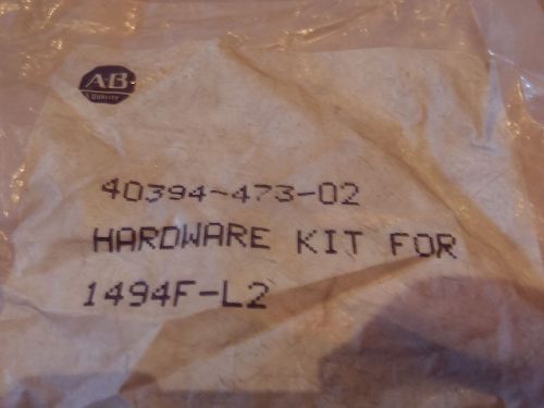 Allen Bradley 40394-473-02 Hardware Kit for 1494F-L2 Bracket Bolt Roller Arm New
