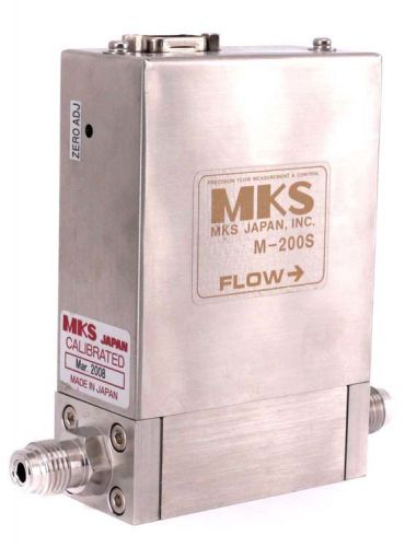 Mks m-200s mfc mass flow controller n2 gas 0.2 sccm range m200s-.2c4v2a(n2) for sale