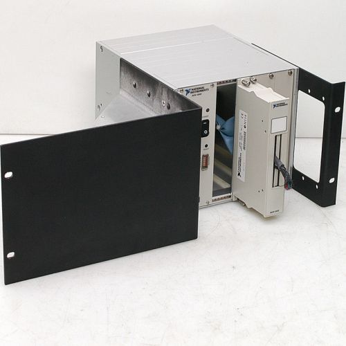 National instruments scxi-1000 chassis with 1180 &amp; 1302 in 19&#034;rack mount chassis for sale