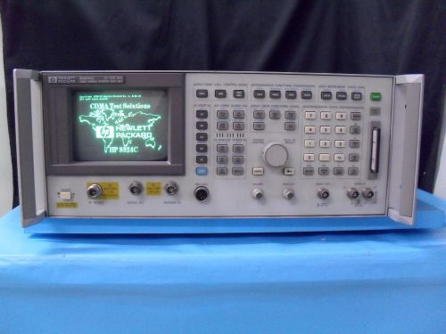 HP8924C w/opt.601 - CDMA Mobile Test Station Test Set