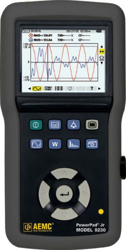 AEMC 8230 Single-Phase Power Quality Analyzer PowerPad Jr