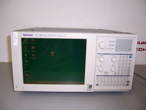 7846 tektronix tla704 logic analyzer color portable mainframe windows 95 for sale