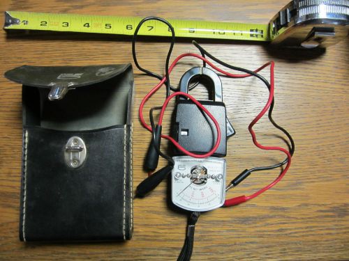Aw sperry snap 5 - sr 10a - 600v volt - amperes meter w/case and testing wires for sale