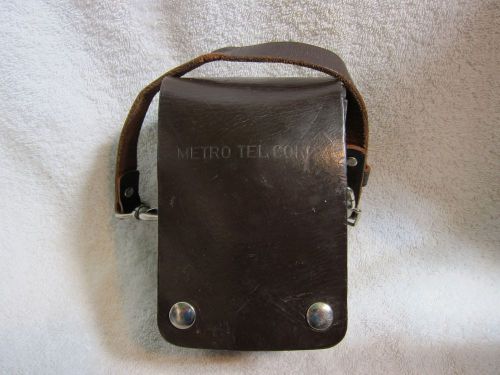 VINTAGE METRO - TEL CORP Leather Case for Meter