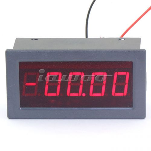 0.56&#034; 5 Digits Red LED Micro Amps Ammeter 0-200uA DC Electrical Amperage Measure