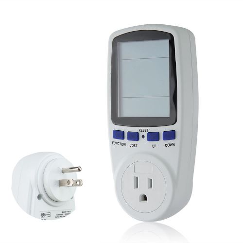 NEW US Plug Power Energy Voltage Meter Electricity Usage Analyzer Monitor