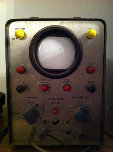 RCA WO-33A Vintage CRT Oscilloscope Tested &amp; Working