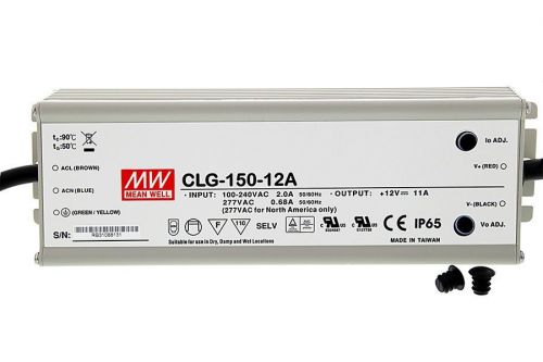 Meanwell CLG-150-12 AC/DC Power Supply Single-OUT 12V 11A 132W 5-Pin NEW