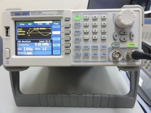 Siglent SDG1050 Function/Arbitrary Waveform Gen.2ch, 125MSa/s, TFT-LCD , USB.
