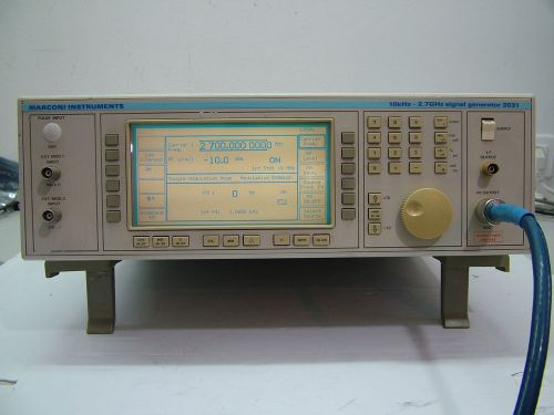 SIGNAL SWEEP GENERATOR 10KHz - 2.7GHz SYNTH MARCONI 2031