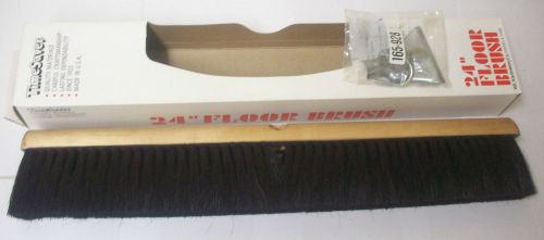 (3) timesaver 653 horsehair mix 24-inch floor &amp; garage sweep brush push brooms for sale