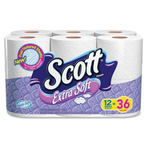 Scott Extra Soft Mega Roll Toilet Paper  - KIM36369